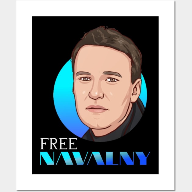 Navalny t-shirt Wall Art by Ucup stores